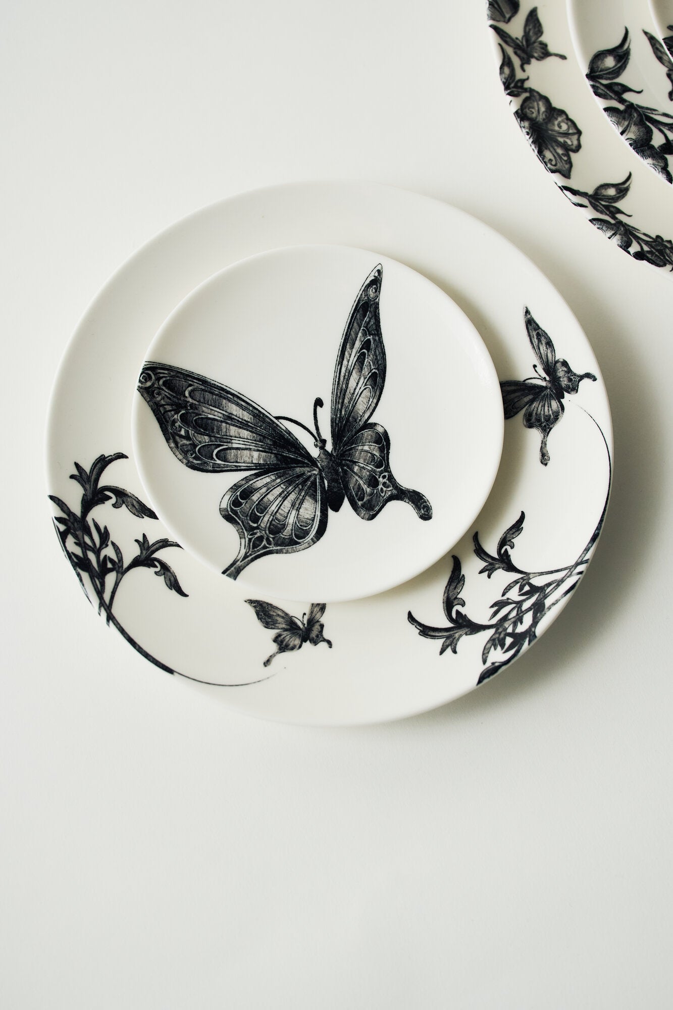 x Tomorrowland Unity brødtallerken, Butterfly - Ø12 cm